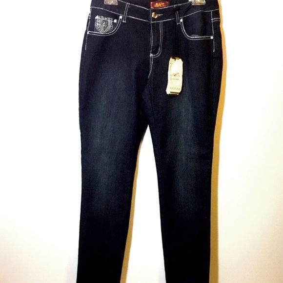 🆕 One 5 One Women’s Blue Denim Skinny Jeans - Picture 2 of 10